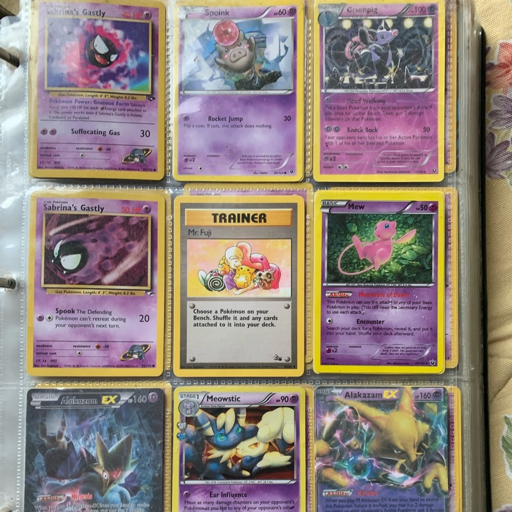Pokémon collection over 200 cards